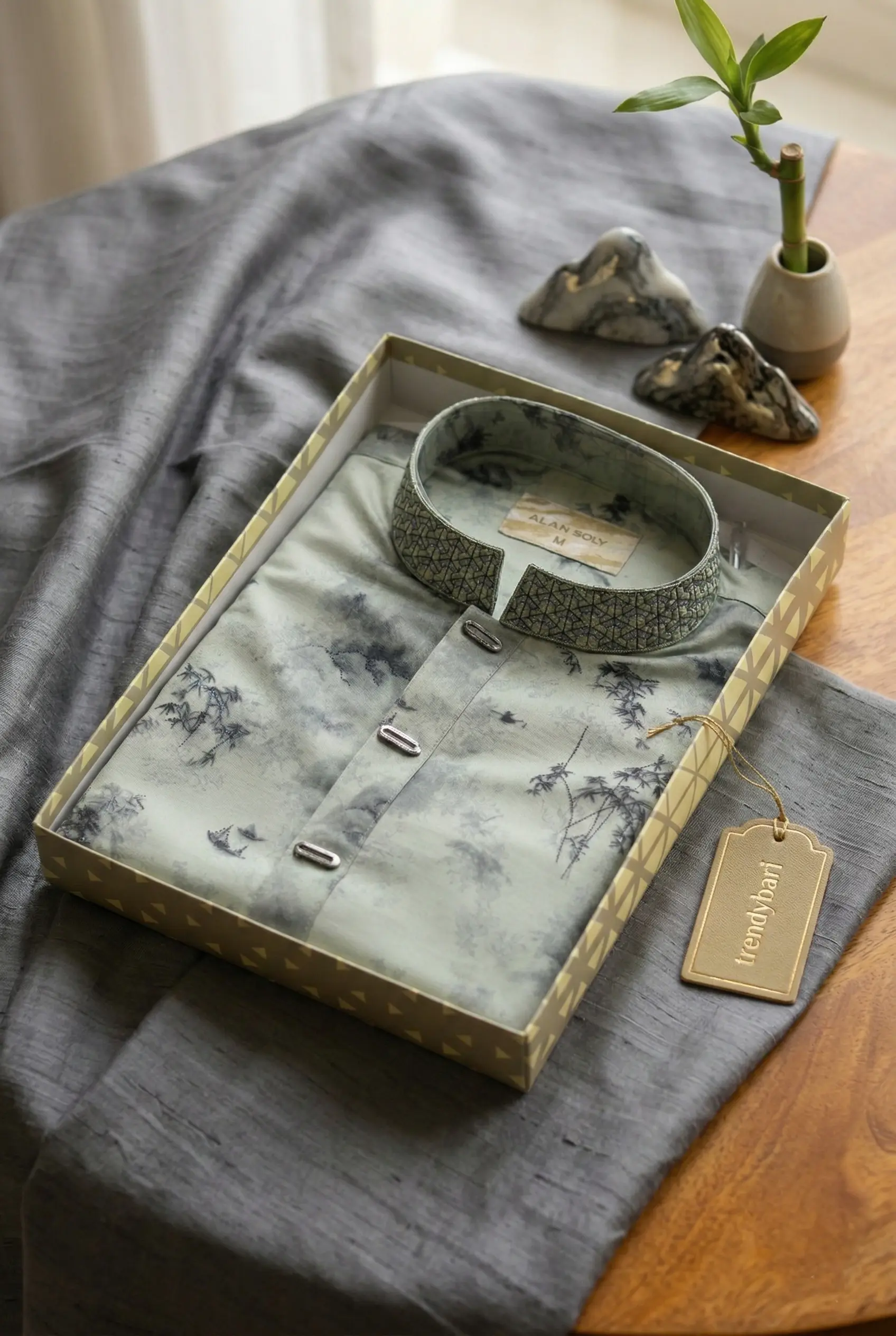 Alan Soly Panjabi - Celadon Serenity' - Image 5