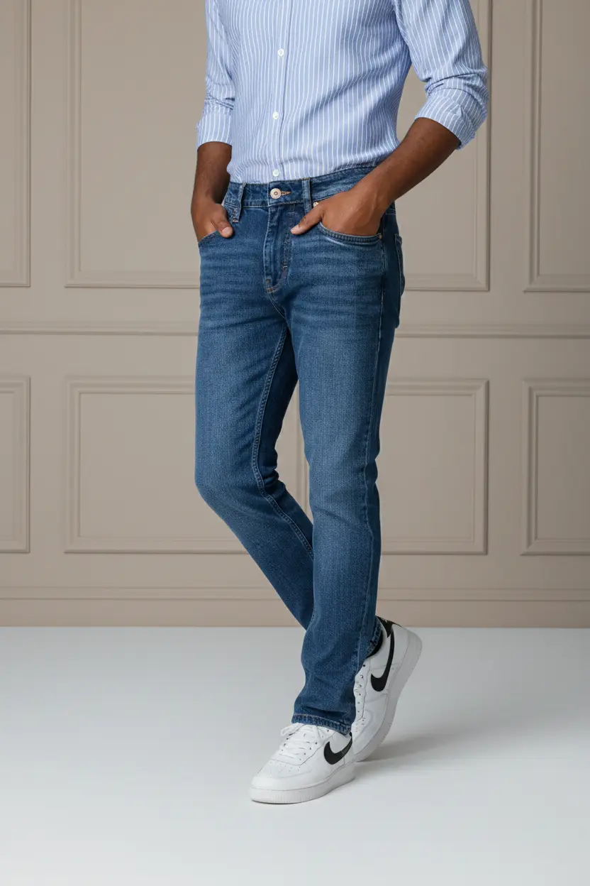 Jack & Jones Men’s Premium Stretch Denim Jeans - Image 4