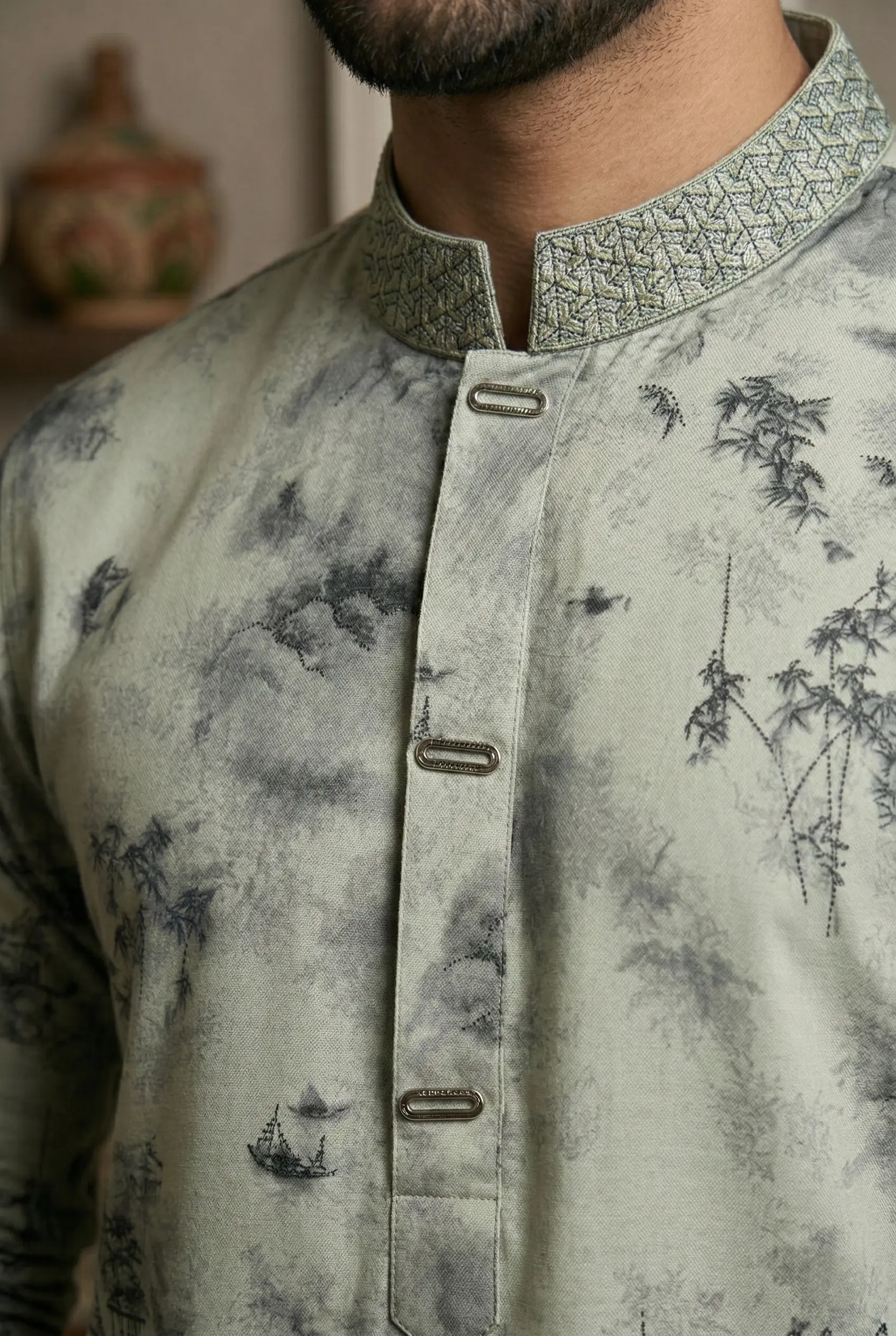 Alan Soly Panjabi - Celadon Serenity' - Image 2